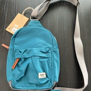 ROKA Teal Sling Bag NWT